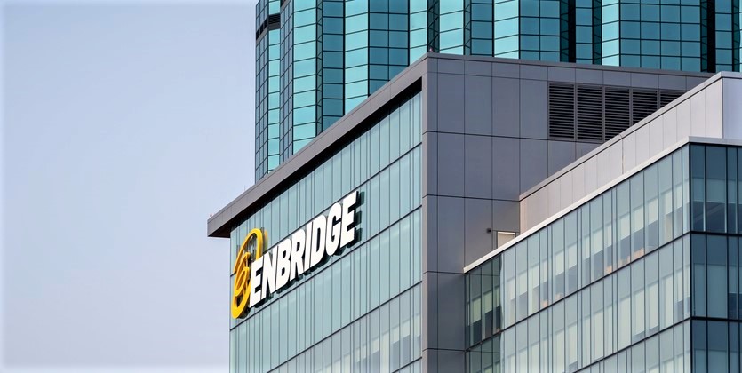 side view of Enbridge building